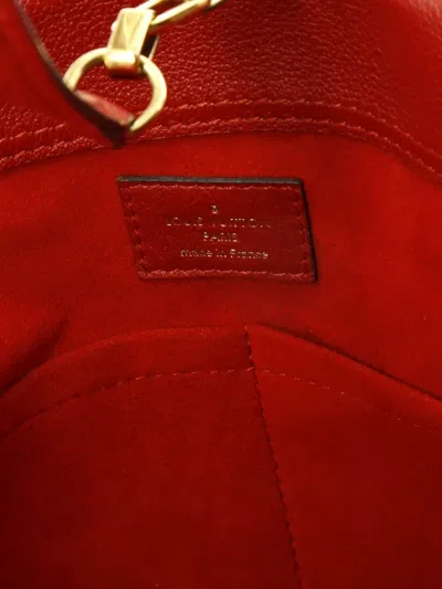 Pre-owned Louis Vuitton Pallas Shopper Monogram Canvas And Calfskin Tote Bag In Brown