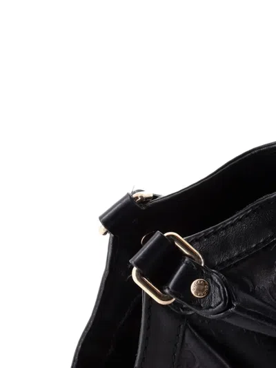 Pre-owned Gucci Sukey Ssima Leather Large Tote Bag In Black