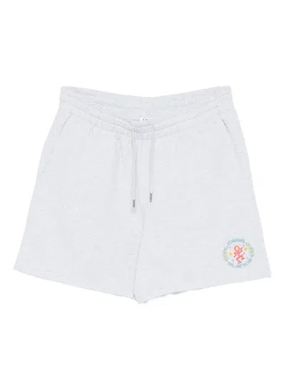 Casablanca Elasticated-waist Track Short In Gray