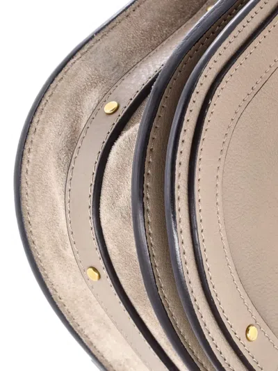 Pre-owned Chloé Nile Leather Small Crossbody Bag In Gray