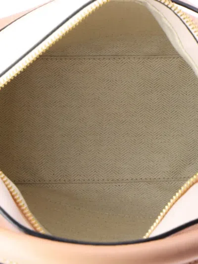 Pre-owned Loewe Puzzle Bag Leather And Suede Small Satchel In Pink