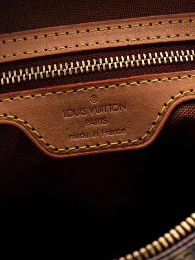 Pre-owned Louis Vuitton Cabas Piano Monogram Canvas Tote Bag In Brown