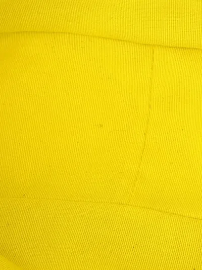 Pre-owned Chanel 19 Flap Bag Quilted Tweed Medium Crossbody Bag In Yellow