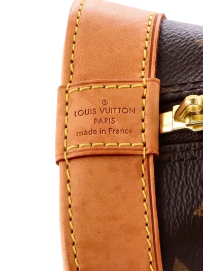 Pre-owned Louis Vuitton Alma Handbag Monogram Canvas Bb Crossbody Bag In Brown