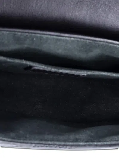 Pre-owned Louis Vuitton New Wave Chain Bag Quilted Leather Pm Shoulder Bag In Black