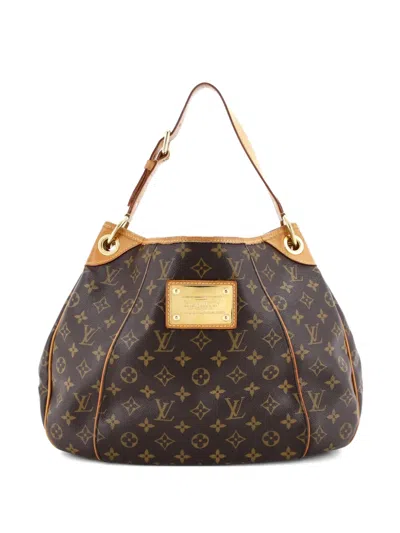 Pre-owned Louis Vuitton Galliera Handbag Monogram Canvas Pm Hobo Bag In Brown