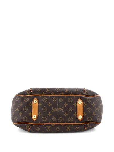 Pre-owned Louis Vuitton Galliera Handbag Monogram Canvas Pm Hobo Bag In Brown