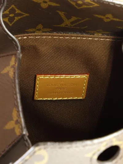 Pre-owned Louis Vuitton Legacy Milk Box Bag Monogram Canvas Crossbody Bag In Brown