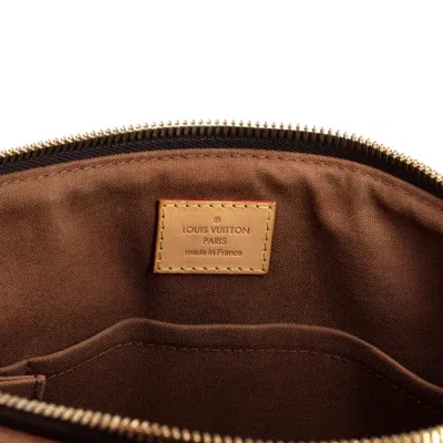 Pre-owned Louis Vuitton Palermo Handbag Monogram Canvas Pm Tote Bag In Brown