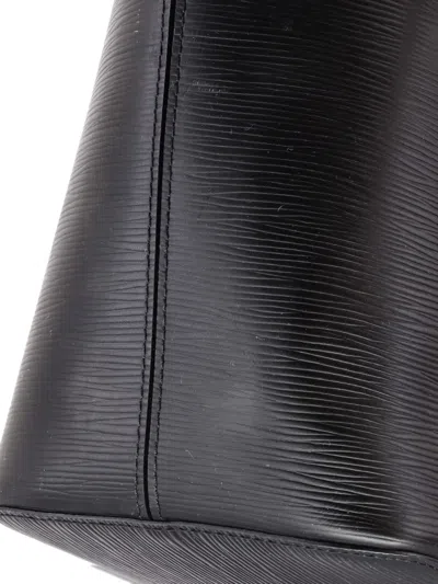 Pre-owned Louis Vuitton Neverfull Epi Leather Mm Tote Bag In Black