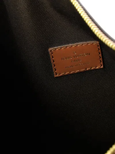 Pre-owned Louis Vuitton Loop Reverse Monogram Canvas Hobo Bag In Brown