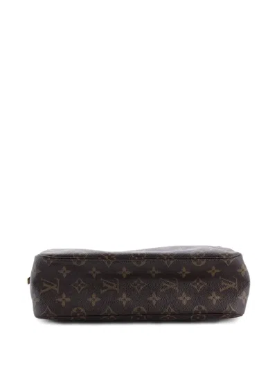 Pre-owned Louis Vuitton Trousse Toiletry Monogram Canvas 28 Pouch In Brown
