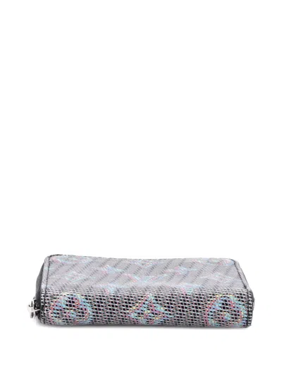 Pre-owned Louis Vuitton Zippy Coin Purse Damier Monogram Lv Pop Canvas Small Wallets In Multi
