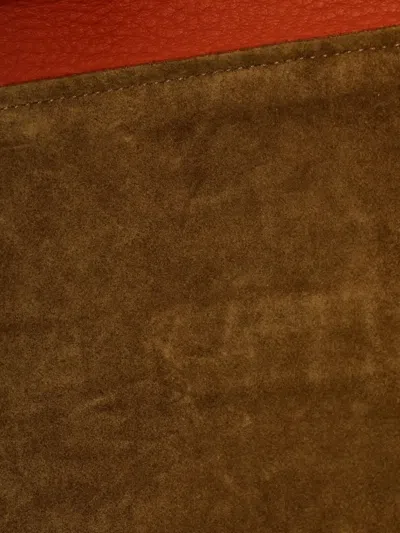 Pre-owned Loewe Amazona 75 Bag Leather Large Tote Bag In Orange