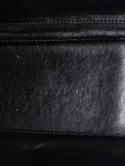 Pre-owned Chanel Classic Single Flap Bag Quilted Caviar Jumbo Shoulder Bag In Black