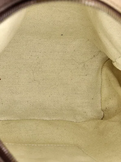 Pre-owned Gucci Ophidia Gg Coated Canvas Medium Backpack In Brown