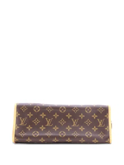 Pre-owned Louis Vuitton Popincourt Handle Bag Monogram Canvas Satchel In Brown