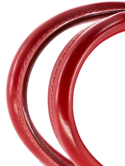 Pre-owned Louis Vuitton Alma Handbag Epi Leather Pm Satchel In Red