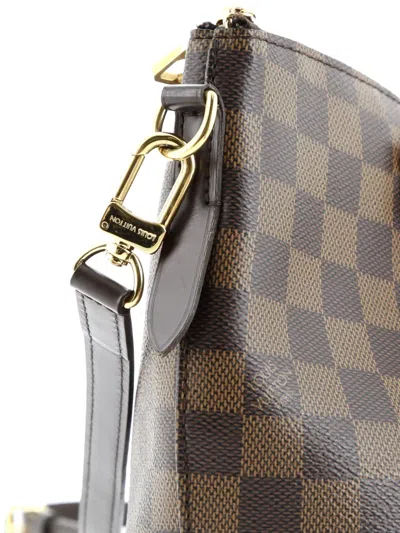 Pre-owned Louis Vuitton Siena Handbag Damier Pm Satchel In Brown