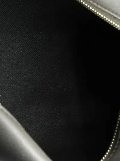 Pre-owned Loewe Cubi Leather Small Crossbody Bag In Gray