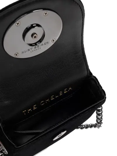 Kurt Geiger Chelsea Embellished Mini Bag In Black