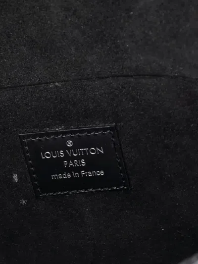 Pre-owned Louis Vuitton Felicie Pochette Limited Edition Patchwork Epi Leather Crossbody Bag In Black