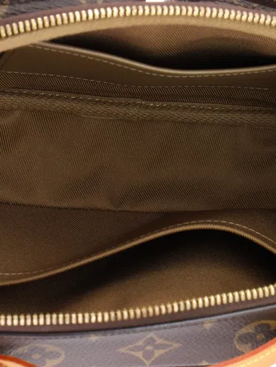 Pre-owned Louis Vuitton Utility Monogram Canvas Crossbody Bag In Brown