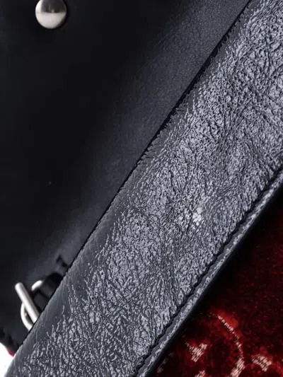 Pre-owned Gucci Dionysus Bag Gg Velvet Super Mini Crossbody Bag In Red