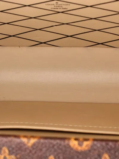 Pre-owned Louis Vuitton Petite Malle Handbag Limited Edition Time Trunk Monogram Canvas Crossbody Bag In Brown