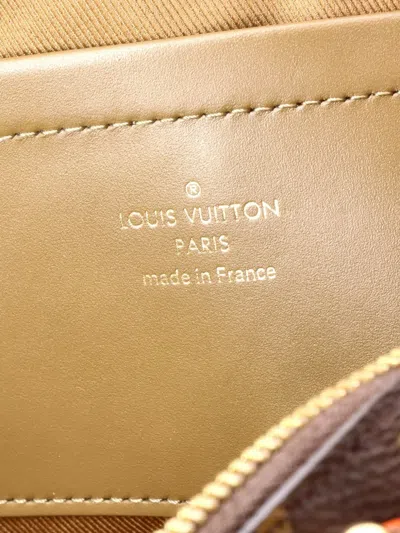 Pre-owned Louis Vuitton Utility Monogram Canvas Crossbody Bag In Brown