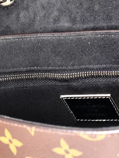 Pre-owned Louis Vuitton Chain It Handbag Monogram Canvas With Leather Pm Shoulder Bag In Black