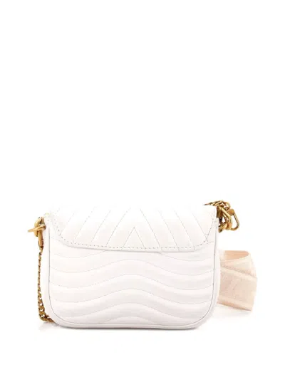 Pre-owned Louis Vuitton New Wave Multi Pochette Quilted Leather Crossbody Bag In Blue