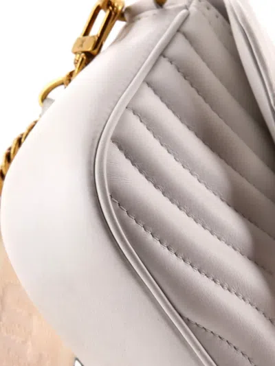 Pre-owned Louis Vuitton New Wave Multi Pochette Quilted Leather Crossbody Bag In Blue