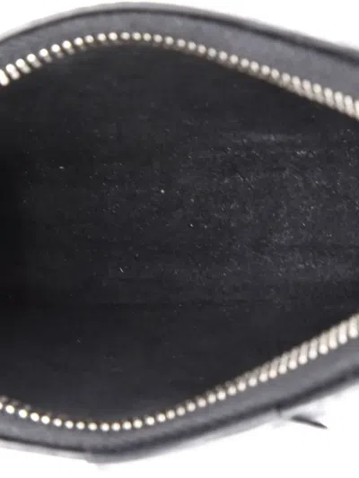 Pre-owned Louis Vuitton Easy Pouch On Strap Epi Leather Shoulder Bag In Black