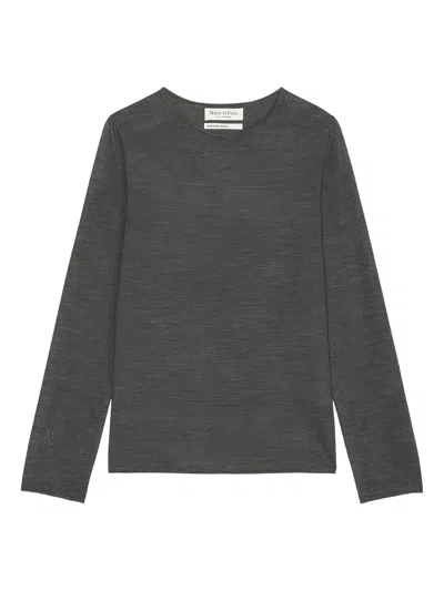 Marc O'polo Long-sleeve Top In Black