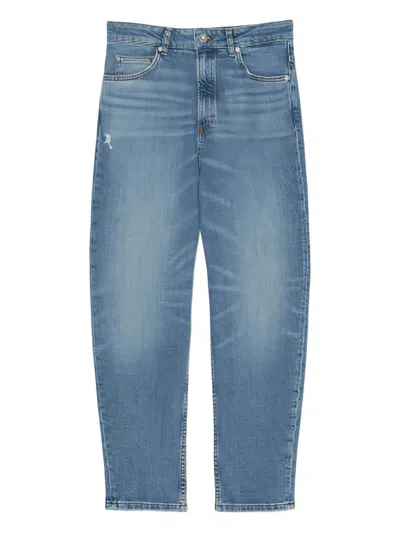 Marc O'polo Logo-patch Jeans In Blue