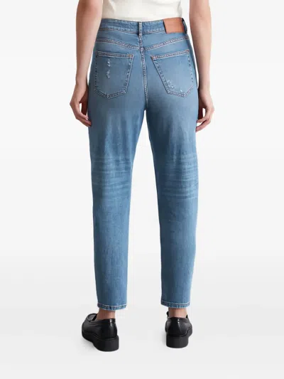 Marc O'polo Logo-patch Jeans In Blue