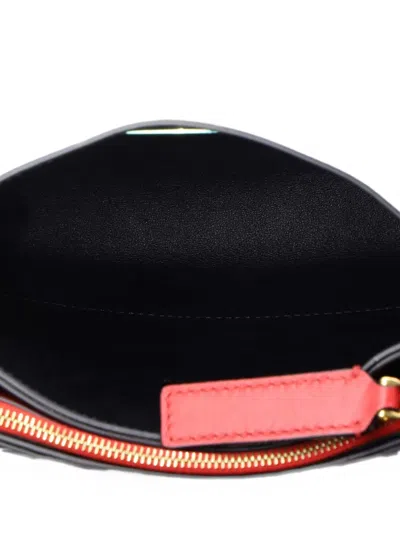 Pre-owned Valentino Garavani Vring Leather Small Shoulder Bag In Neutral