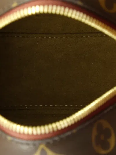 Pre-owned Louis Vuitton Boite Chapeau Souple Bag Monogram Canvas Pm Crossbody Bag In Brown