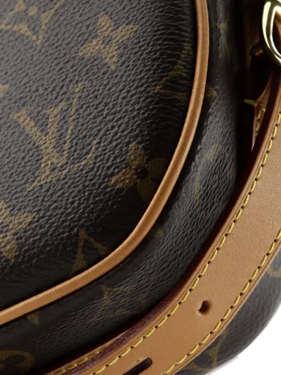 Pre-owned Louis Vuitton Boite Chapeau Souple Bag Monogram Canvas Pm Crossbody Bag In Brown