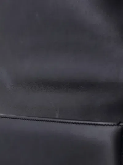 Pre-owned Chanel Boy Flap Bag Chevron Patent New Medium Shoulder Bag In Black