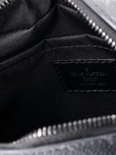 Pre-owned Louis Vuitton Soft Trunk Bag Monogram Eclipse Canvas Mini Crossbody Bag In Black