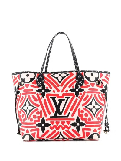 Pre-owned Louis Vuitton Neverfull Nm Limited Edition Crafty Monogram Giant Mm Tote Bag In Black