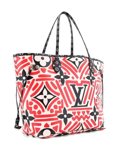 Pre-owned Louis Vuitton Neverfull Nm Limited Edition Crafty Monogram Giant Mm Tote Bag In Black