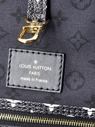 Pre-owned Louis Vuitton Neverfull Nm Limited Edition Crafty Monogram Giant Mm Tote Bag In Black