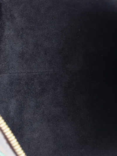 Pre-owned Louis Vuitton City Pouch Limited Edition Patches Monogram Canvas Clutch Bag In Brown