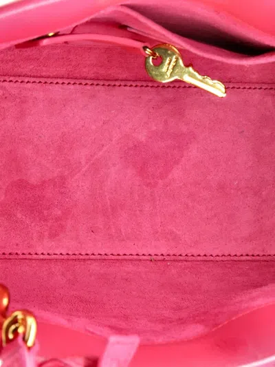 Pre-owned Saint Laurent Sac De Jour Bag Leather Baby Tote Bag In Pink