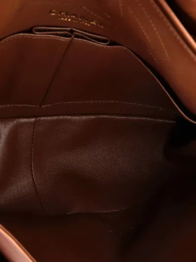 Pre-owned Chanel Reissue 2.55 Flap Bag Chevron Metallic Aged Calfskin 226 Shoulder Bag In Brown