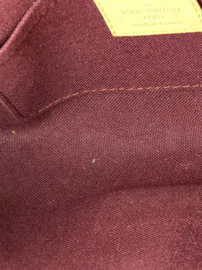 Pre-owned Louis Vuitton Favorite Handbag Monogram Canvas Pm Clutch Bag In Brown