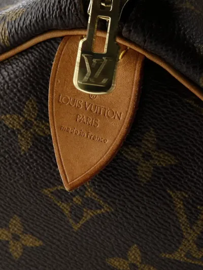 Pre-owned Louis Vuitton Keepall Bag Monogram Canvas 45 Satchel In Brown